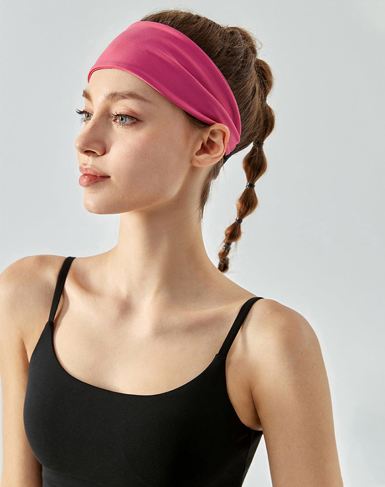 Wide Elastic Soft Sports Headband