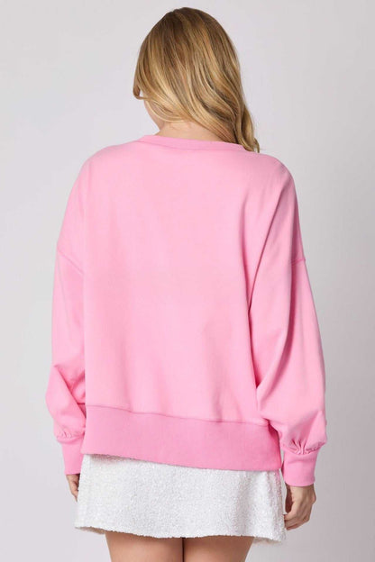 Cute Bow Sequins Sweatshirt | Add a Touch of Glam to Your Wardrobe