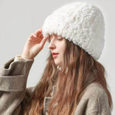 Soft Fuzzy Knitted Warm Beanie Hat