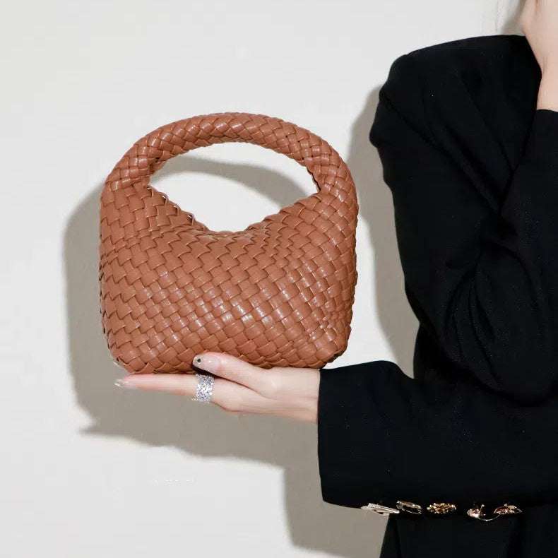 PU Leather Woven Handbag | Chic &amp; Stylish Everyday Accessory