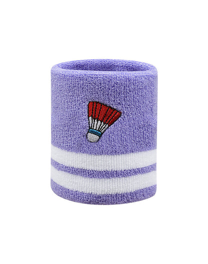 Badminton Embroidery Sports Wristband Set