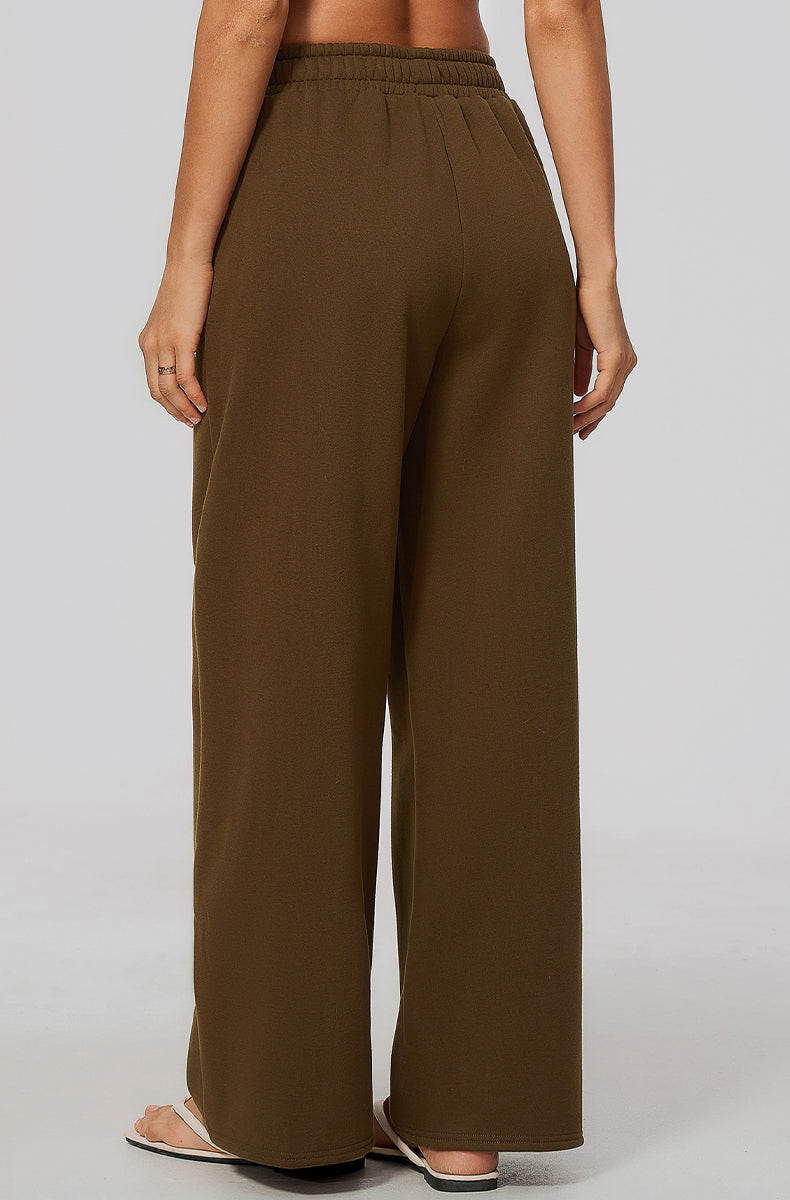 Wide Leg Casual Sweatpants with Pockets