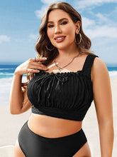 Plus Size U Neck Bikini Tops Swim Bra