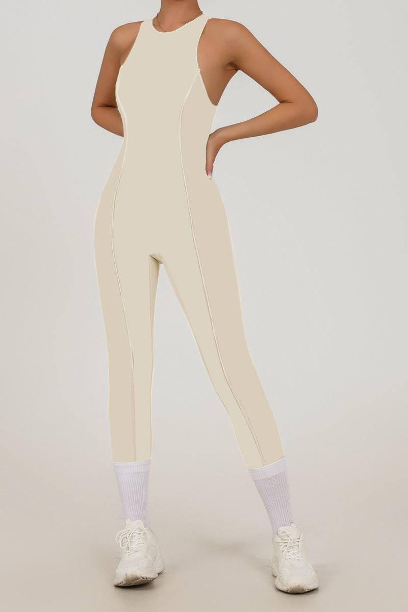 Sleeveless One Piece Yoga Bodysuit | Sleek Design for Optimal Movement