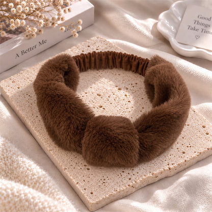 Plush Winter Hairband Yoga Fuzzy Headwrap
