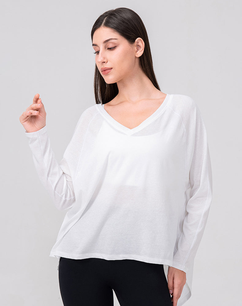 Tie Open Back Long Sleeve Mesh Yoga Tops