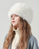 Fuzzy Furry Winter Faux Fur Hat Warm Fluffy Bucket Hat