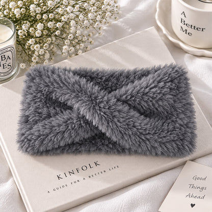 Faux Fur Headband Winter Ear Warmer Accessory