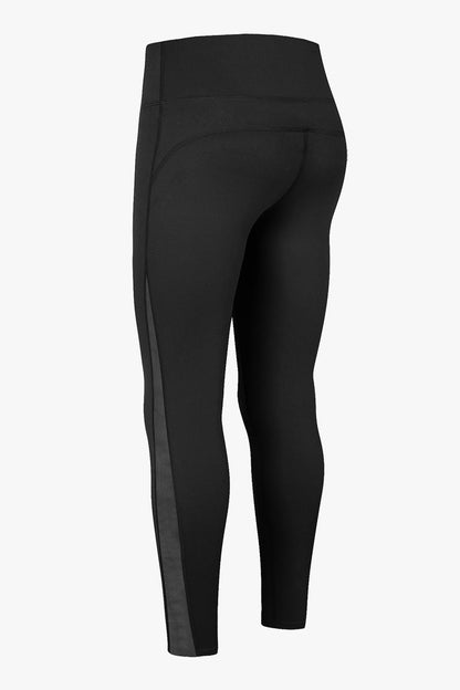 High Waist Workout Leggings with Mesh Inserts for Style and Comfort