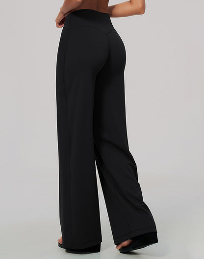 Front Seam Wide Leg Yoga Pants