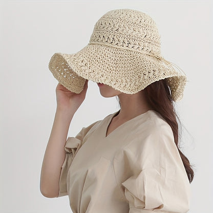 Elegant Oversized Wide Brim Sun Hat