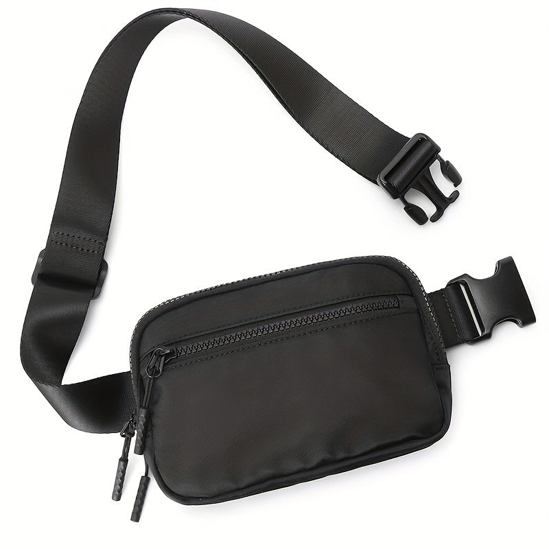 Waist Bag with 4 Zipper Pockets