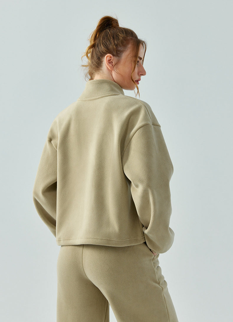 Women Sports Thick Coat with Pockets