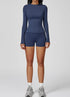 Sports Wear with Long Sleeve T-Shirt and Shorts