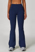 No Front Seam High Waist Sports Flared Leg Pants
