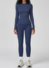 Sports Wear with Long Sleeve T-Shirt and Leggings