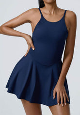 Tennis Dress with Shorts and Pockets