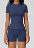 Sports Wear with Short Sleeve T-Shirt and Shorts