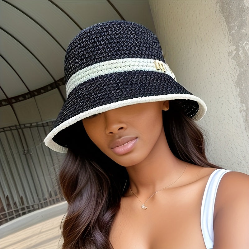 Linen Spring Outing Sunshade Hat for Women