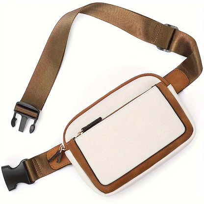 PU Leather Crossbody Waist Bag