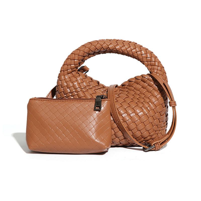 PU Leather Woven Handbag | Chic &amp; Stylish Everyday Accessory