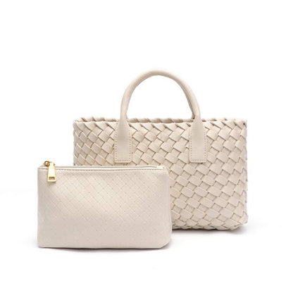 Trendy Woven Handbags with Pouch | Stylish &amp; Convenient Accessory