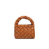 Trendy Woven Tote Bag with Chain | Stylish & Eye-Catching Accessory