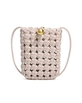 PU Leather Woven Mobile Phone Bag Shoulder Crossbody Bag