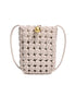 PU Leather Woven Mobile Phone Bag | Stylish Shoulder Crossbody Design