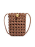 PU Leather Woven Mobile Phone Bag | Stylish Shoulder Crossbody Design