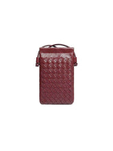 PU Leather Simple Woven Crossbody Bag