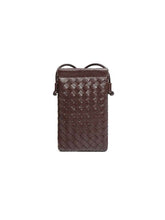 PU Leather Simple Woven Crossbody Bag