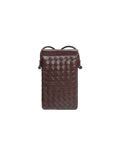 PU Leather Simple Woven Crossbody Bag | Perfect for Casual &amp; Every Day