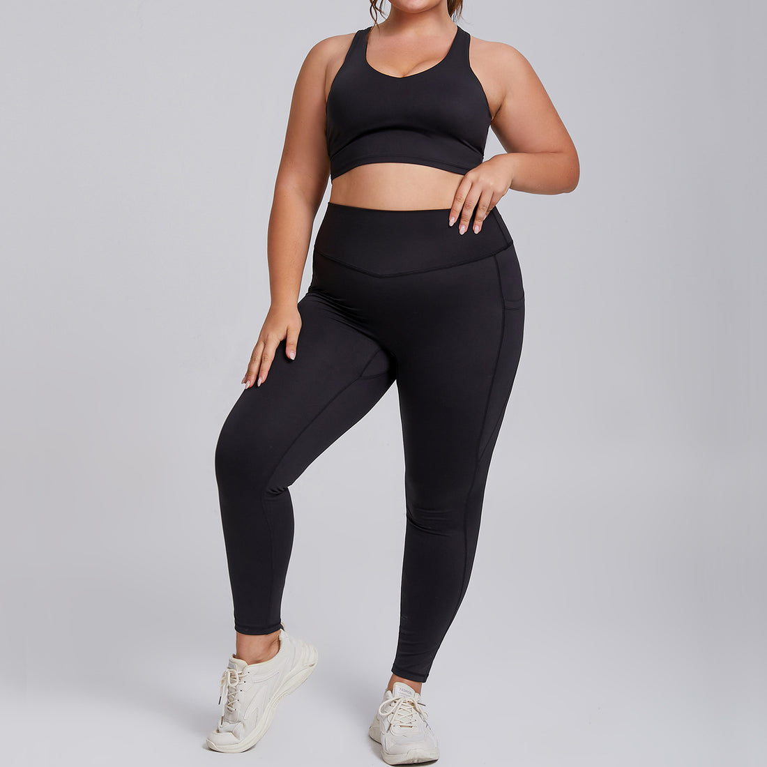 Workout Sets with X Back Sports Bra and Legging