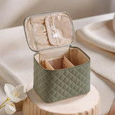 Large Travel Makeup Bag Organizer Cosmetic Bags with Dividers