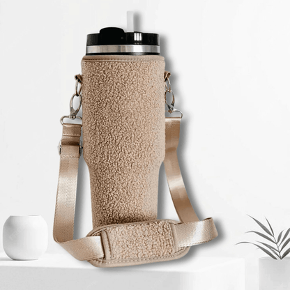 Teddy Velvet 40oz Tumbler Carry Case Neoprene Bottle Sleeve