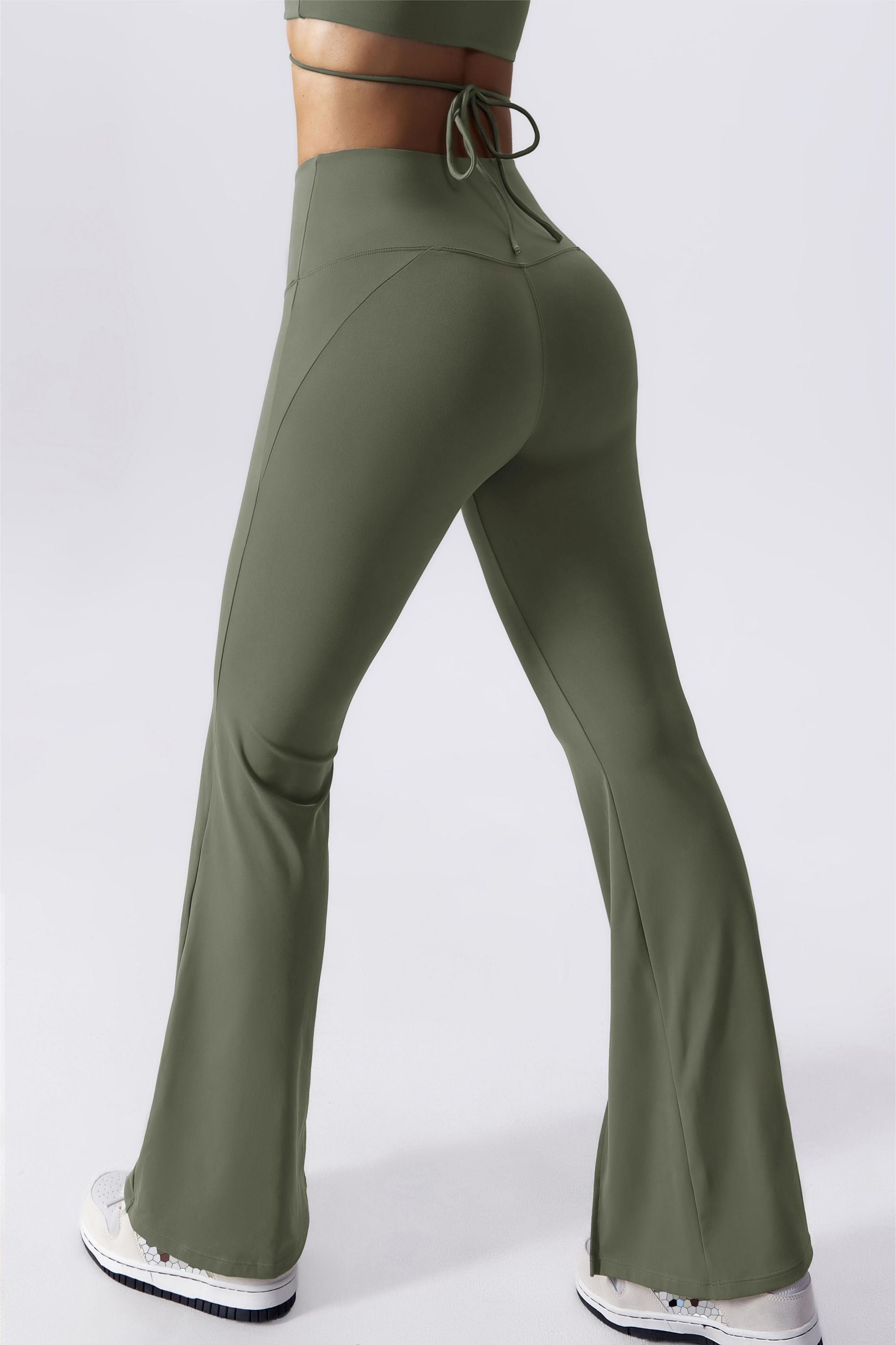 Split-Hem Flared Pants - Stylish &amp; Comfortable Yoga Wear