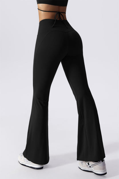 Split-Hem Flared Pants - Stylish &amp; Comfortable Yoga Wear