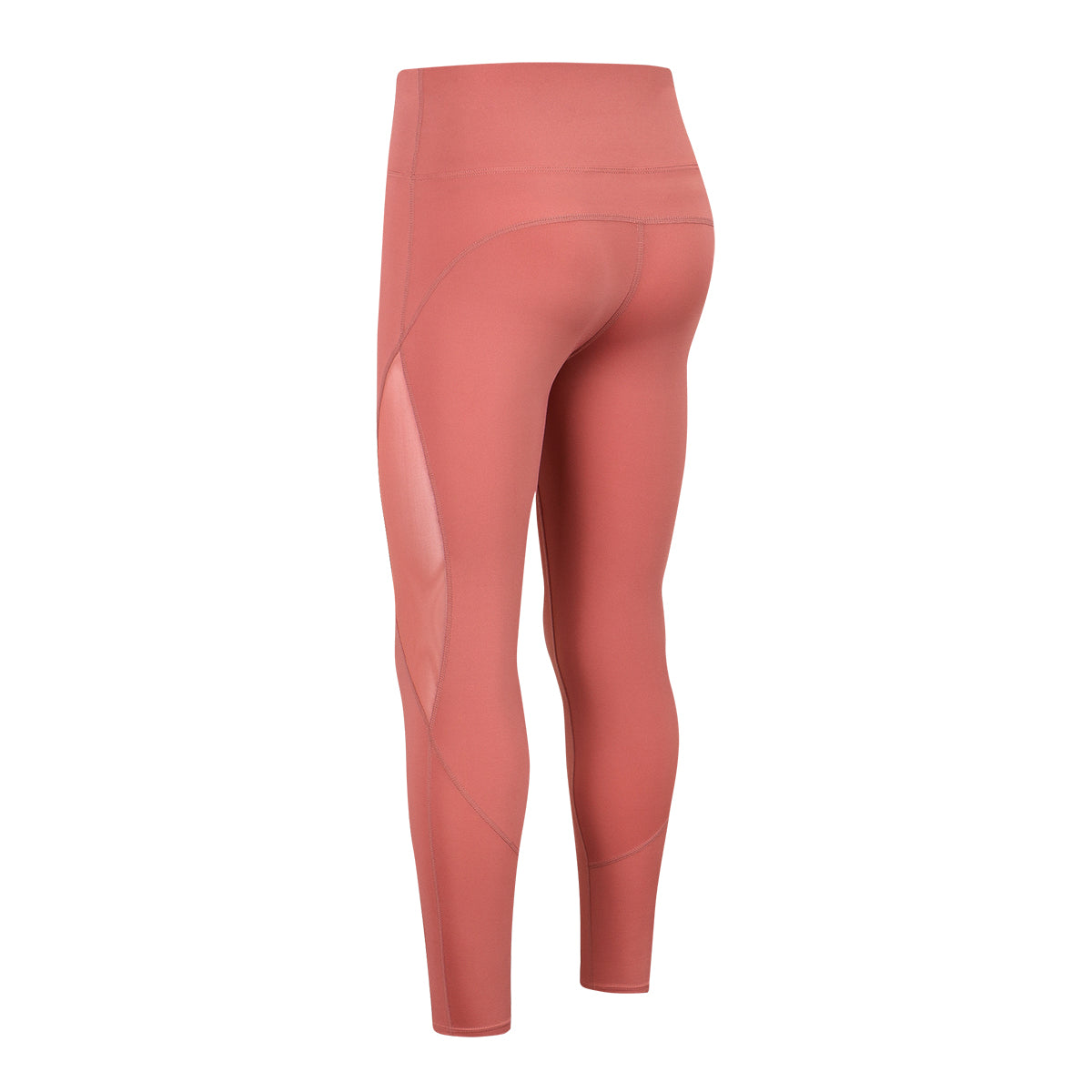 High-Waist Mesh Insert Ankle Leggings