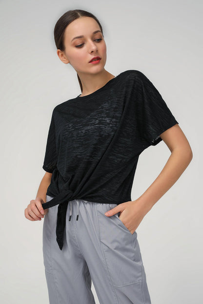 Short Sleeve Burnt-Out Shirts | Trendy &amp; Lightweight Women&