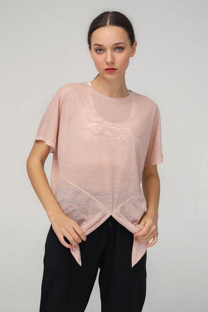 Short Sleeve Burnt-Out Shirts | Trendy &amp; Lightweight Women&