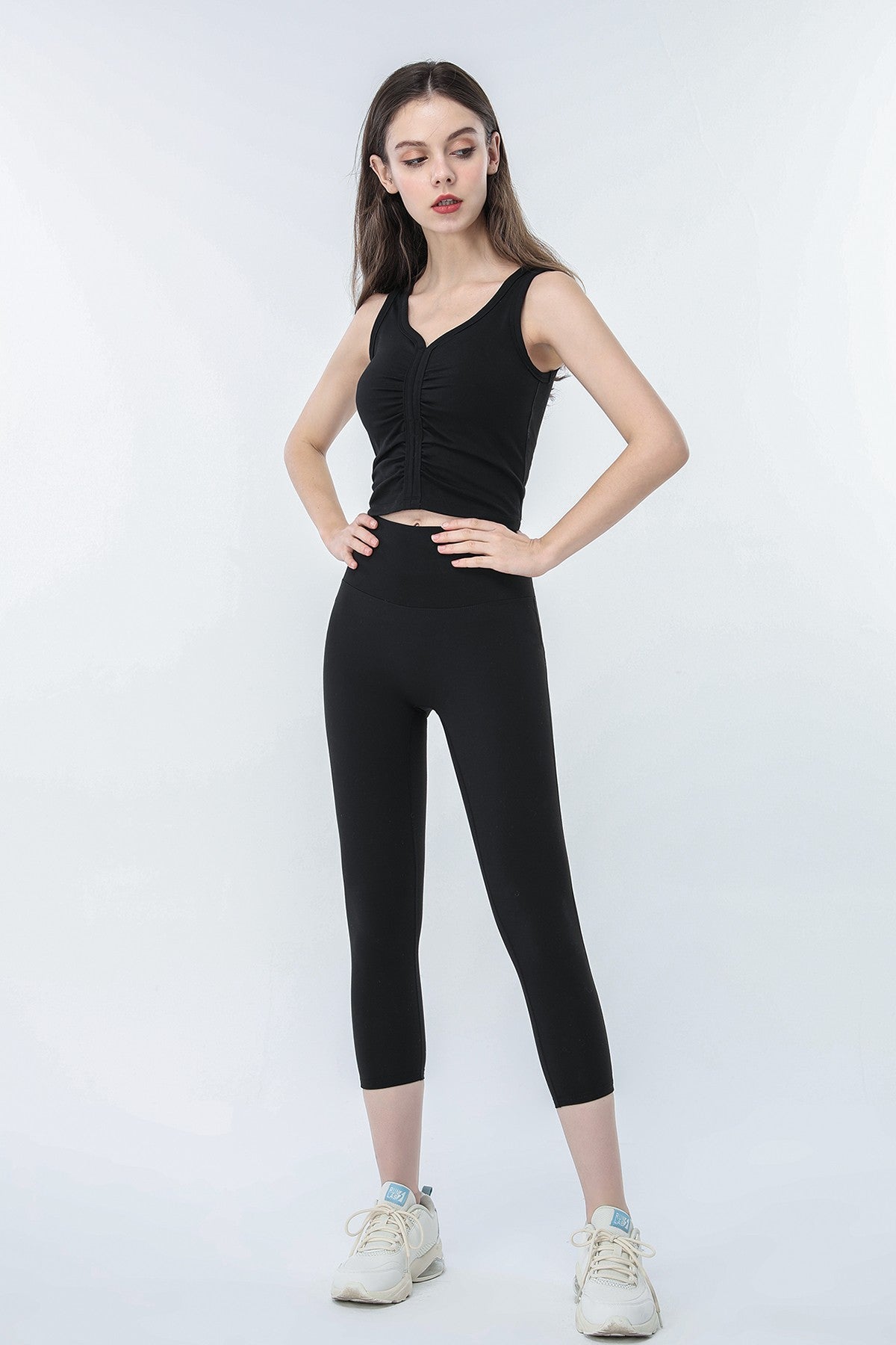 High-Rise Capri Leggings