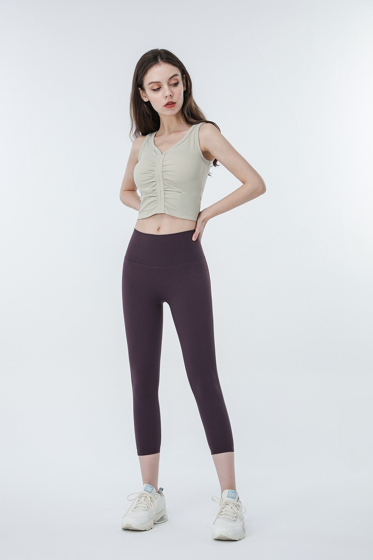 High-Rise Capri Leggings