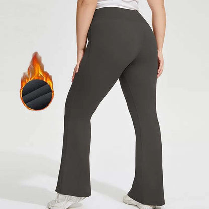 Plus Size High Waist Flared Yoga Pants | Comfortable and Stylish Fit