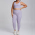 Workout Sets with Cross Back Sports Bra and Legging