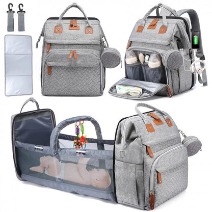 Diaper Bag Backpack with Changing Station