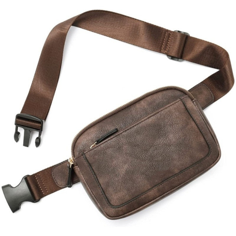 PU Leather Crossbody Waist Bag