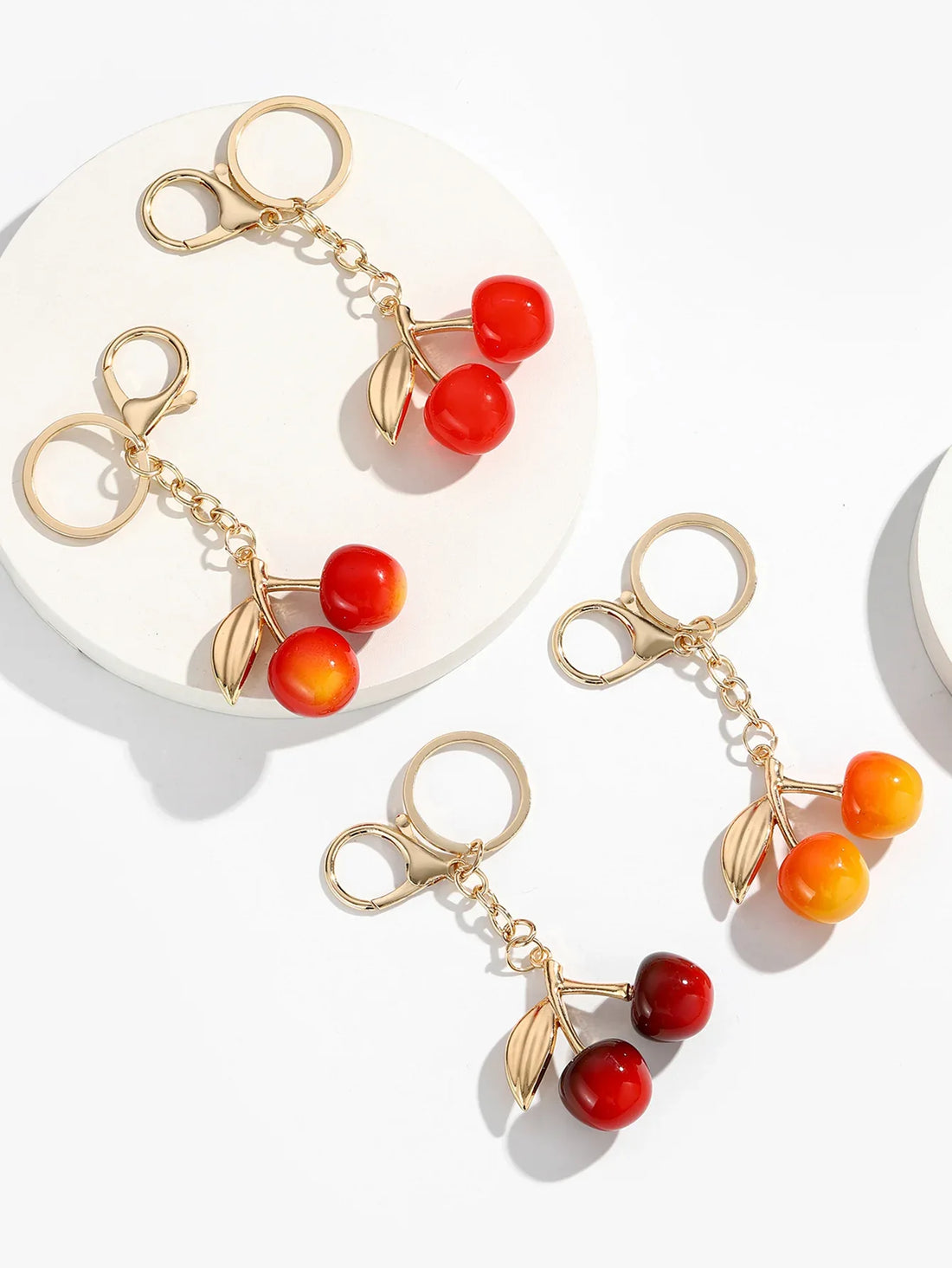 Cherry Charm Keychain -