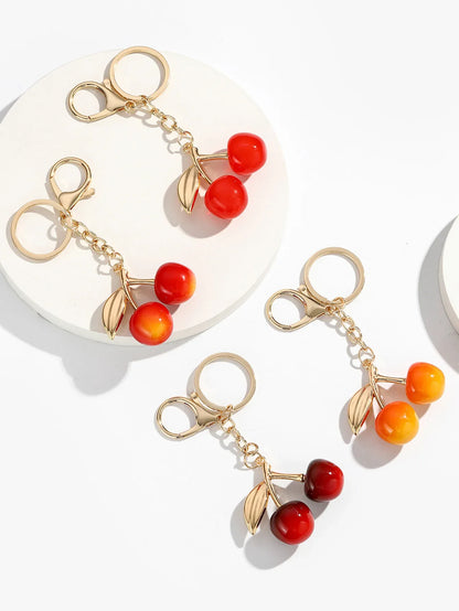 Cherry Charm Keychain -