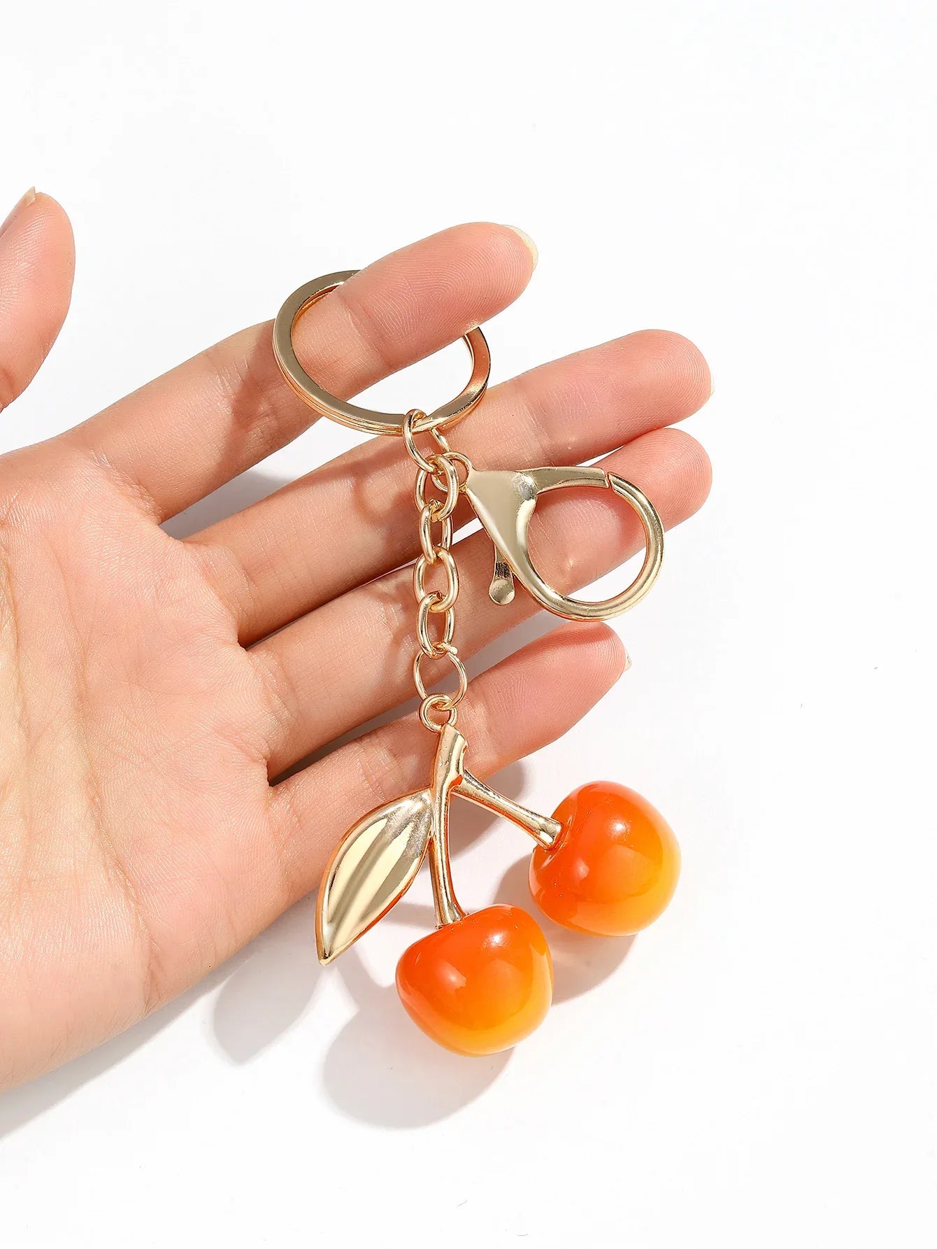 Cherry Charm Keychain -